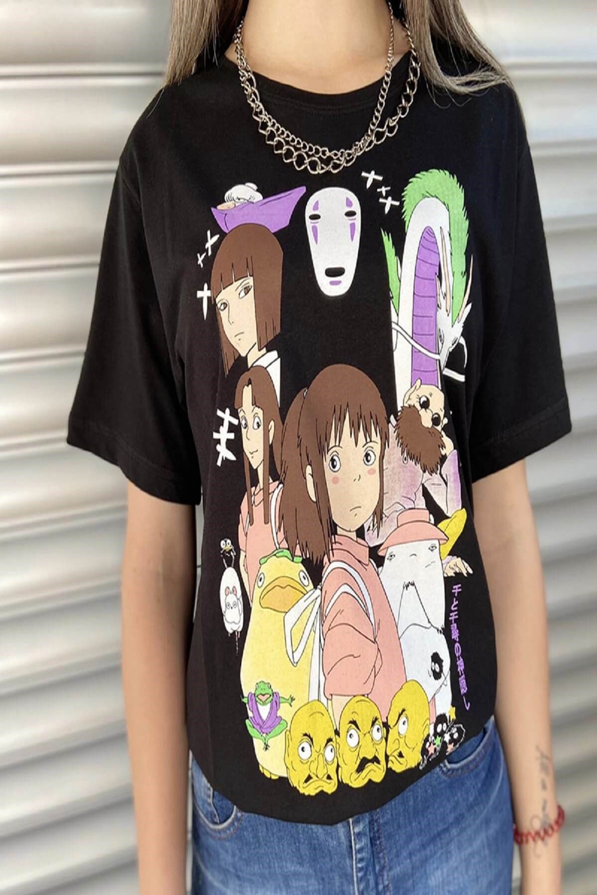 Touz No Face Karakterler Unisex T-shirt