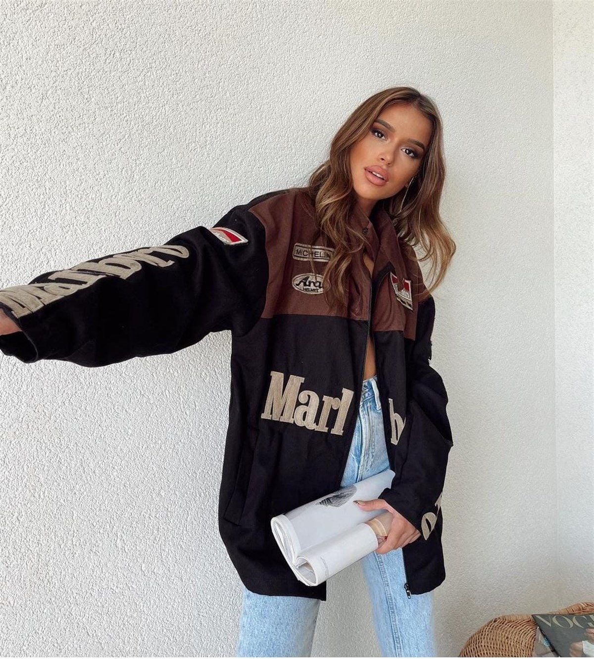 Touz Unisex Vintage Kot Ceket