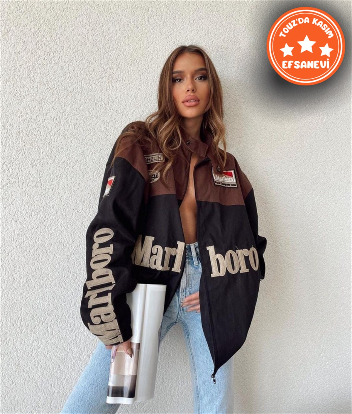 Touz Unisex Vintage Kot Ceket