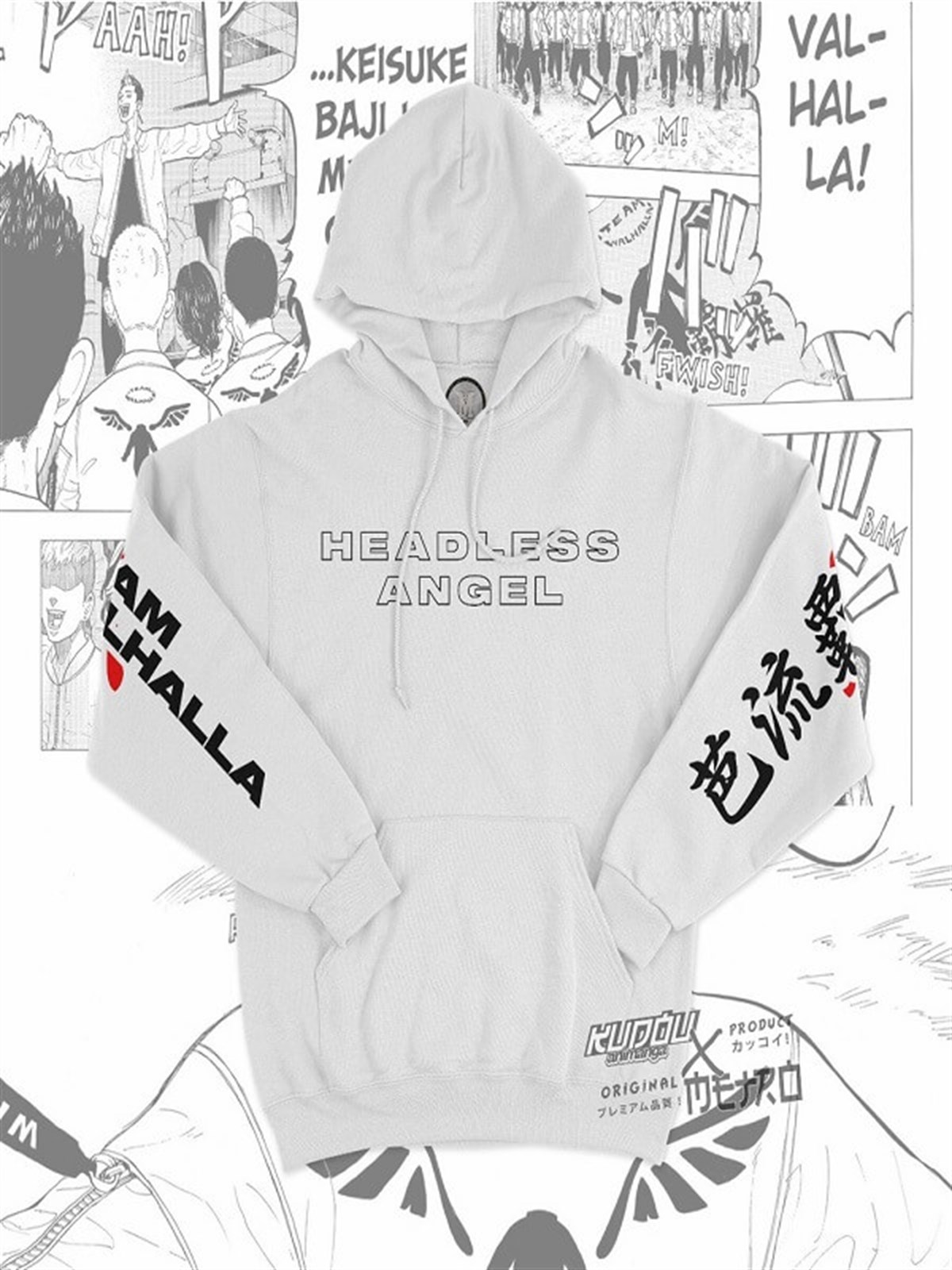 TouzTokyo Revengers Valhalla Tokyo Manji Team (Unisex) Kapşonlu