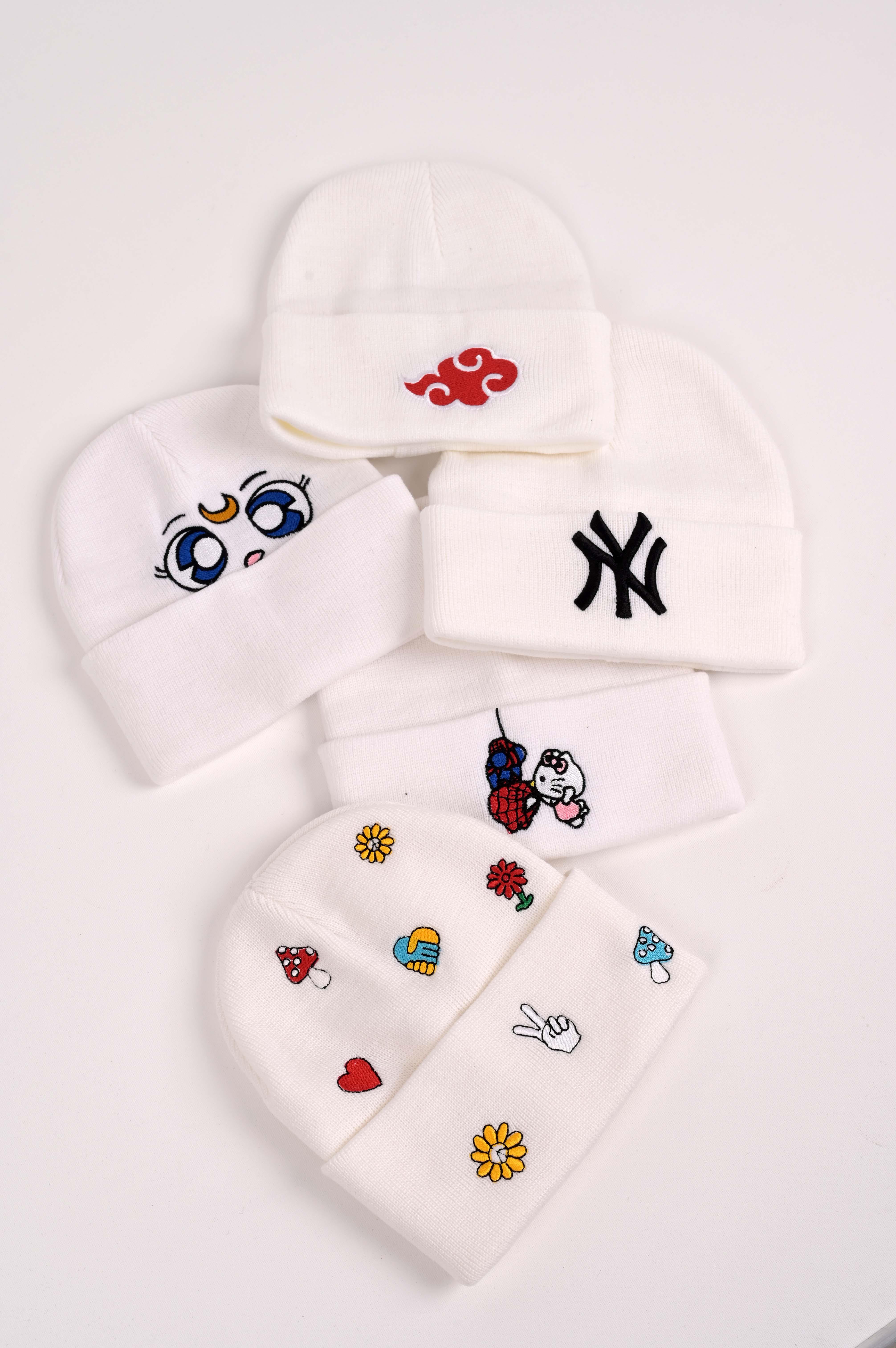 Trasher Nakış İşleme Unisex Siyah  Bere