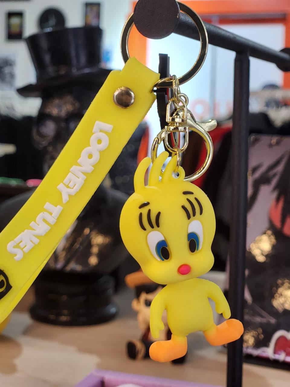 Tweety Figürlü Silikon Anahtarlık