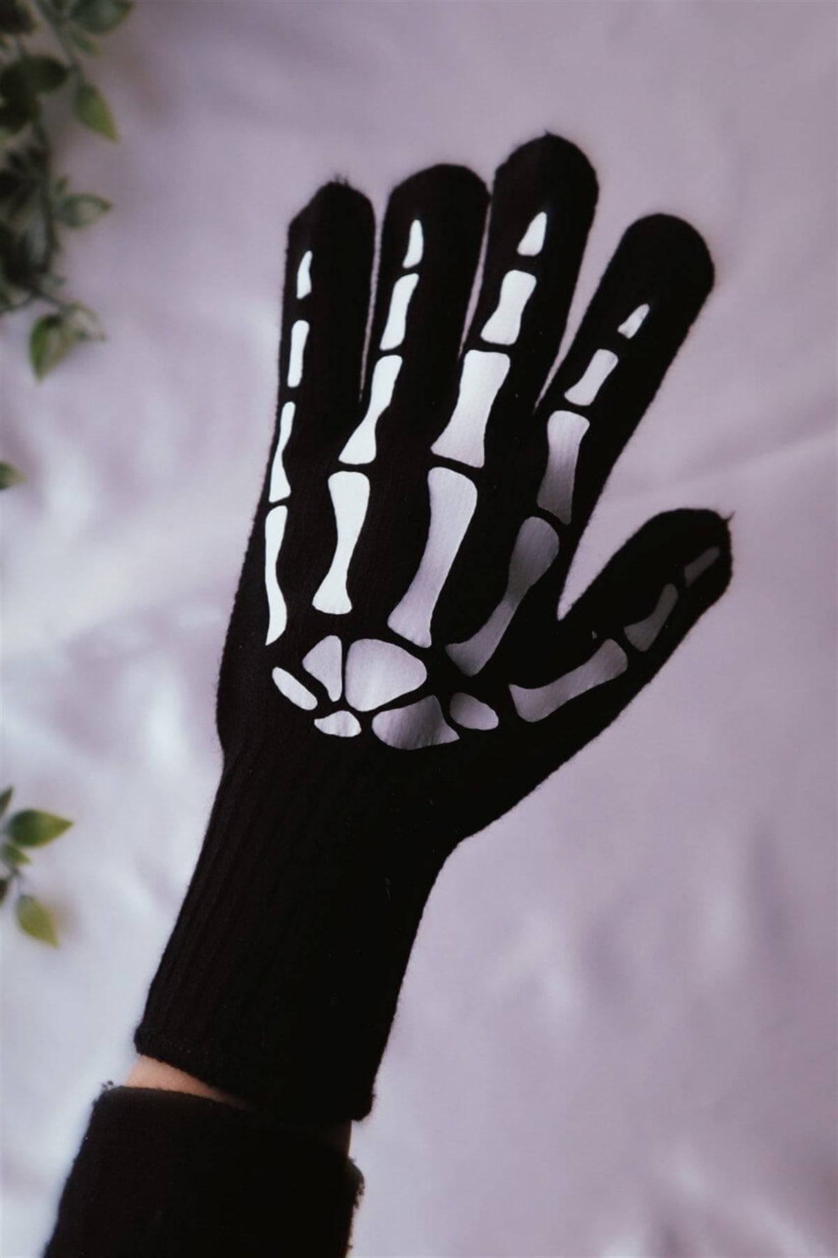 Unisex Gothic İskelet Eldiven