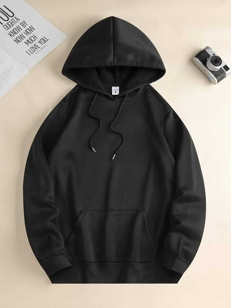 Venomous Baskılı Siyah Kapşonlu Sweatshirt 