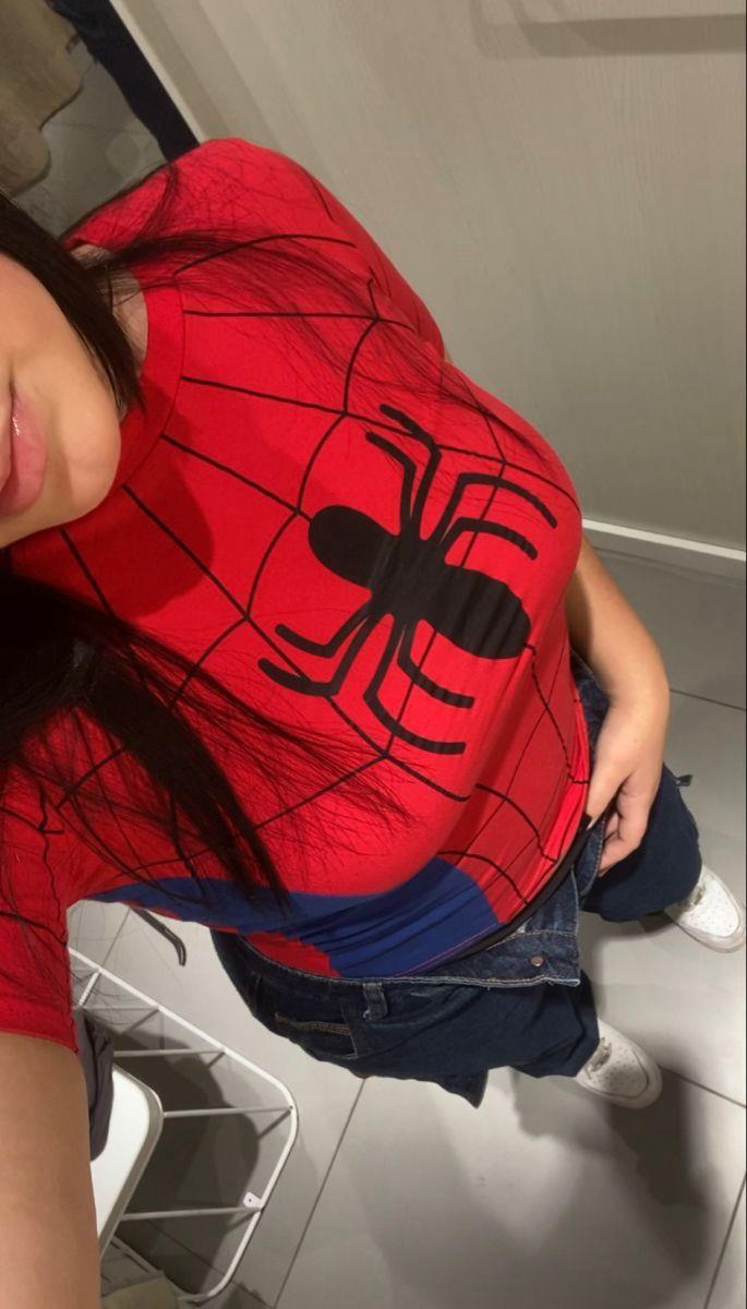 Y2k Kırmızı Spider Crop 