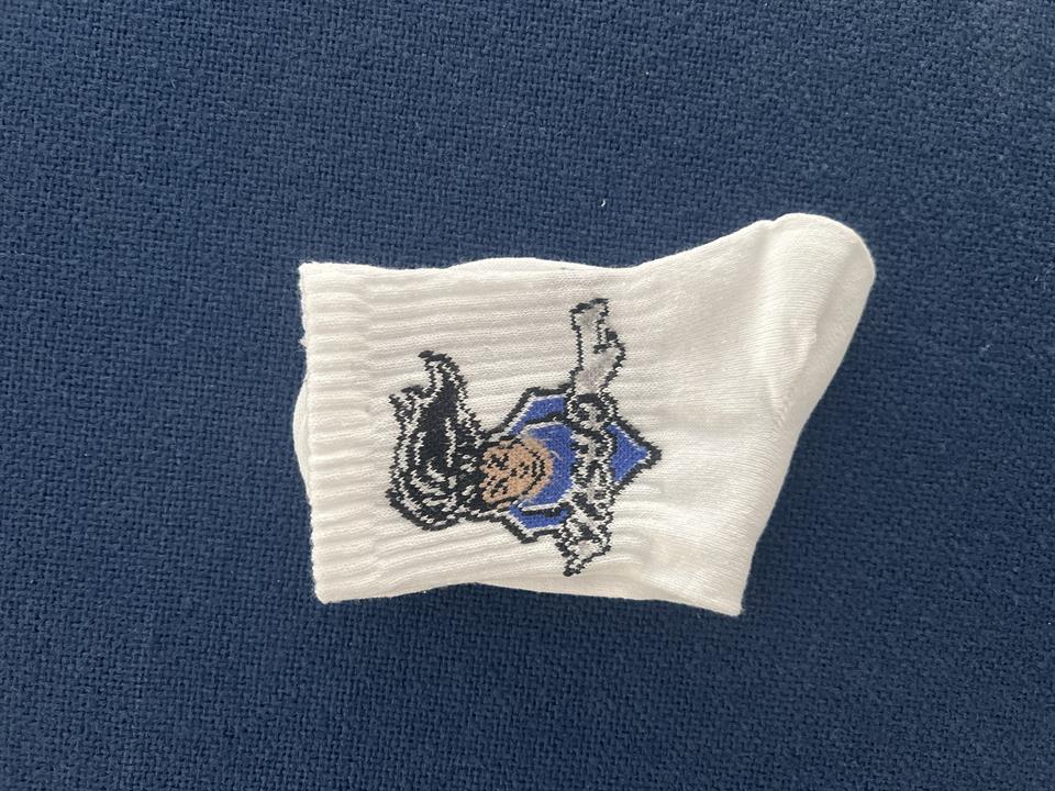 Yasuo Unisex Beyaz Kolej Çorap