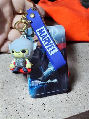  Thor Figürlü Kartlı Silikon Anahtarlık