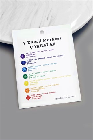 7 Enerji Çakra Taşlı Bilekliği