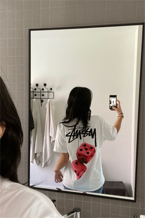 8 Ball Detail Oversize Unisex T-Shirt