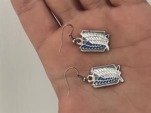 Anime Attack On Titan Çift Küpe