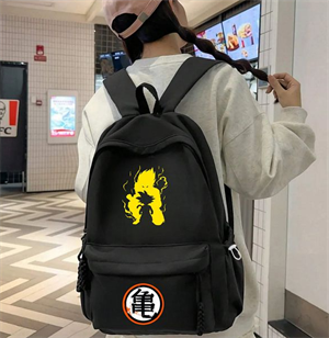 Anime Dragon Ball Baskılı Unisex Okul Sırt Çantası