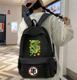 Anime Dragon Ball Baskılı Unisex Okul Sırt Çantası