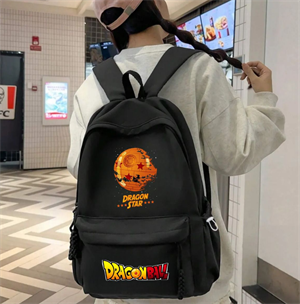 Anime Dragon Ball Baskılı Unisex Okul Sırt Çantası