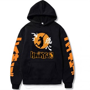 Anime Haikyuu Touz Hinata Shoyo (Unisex) Kapşonlu