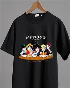 Anime Heroes Unisex T-Shirt