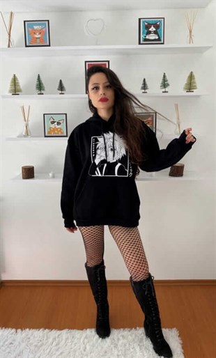 Anime Hunter X Hunter Killua Oversize(unisex) Kapşonlu Hoodie