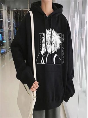 Anime Hunter X Hunter Killua Oversize(unisex) Kapşonlu Hoodie