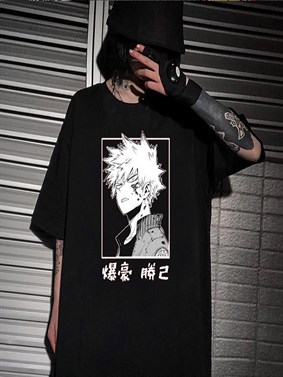 Anime My Hero Academia Bakugou Unisex T-shirt