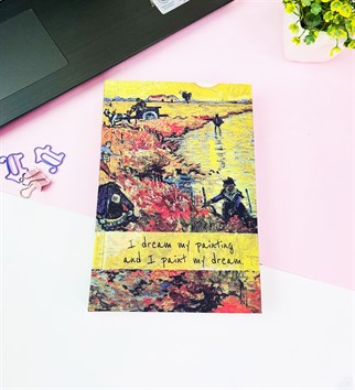 Arleste Kırmızı Bağ Kalın Kitap Görünümlü Defter Ve Bez Çanta Set
