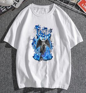 Art Winged Beyaz Unisex Oversize T-shirt