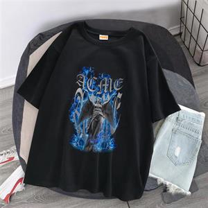 Art Winged Siyah Unisex Oversize T-shirt