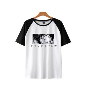 Baki The Grappler Baskılı Reglan Kol Beyaz Unisex Oversize T-shirt