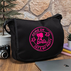 Barbie Baskılı Unisex Postacı Çantası