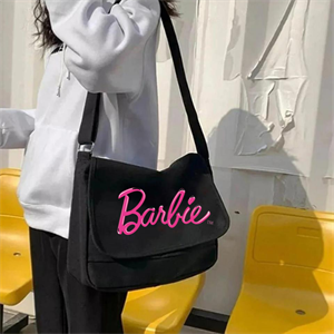 Barbie Baskılı Unisex Postacı Çantası