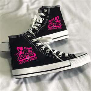 Barbie Come On Siyah Unisex Kanvas Ayakkabı
