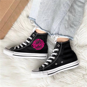 Barbie Siyah Unisex Kanvas Ayakkabı