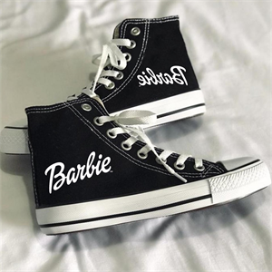 Barbie Siyah Unisex Kanvas Ayakkabı