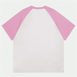 Beyaz Unisex Pembe Reglan Sweet Cherries T-Shirt