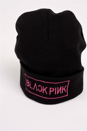 BlackPink Nakış İşleme Unisex Siyah  Bere