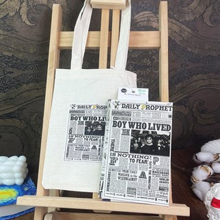 Boy Who Lived Kalın Kitap Görünümlü Defter Ve Bez Çanta Set
