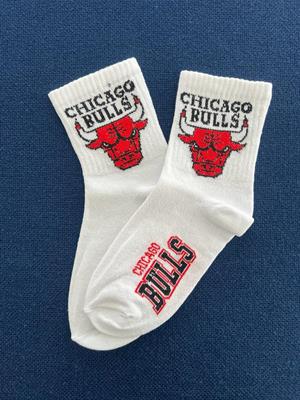 Bull Unisex Beyaz Kolej Çorap