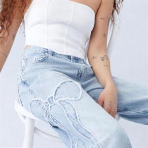Butterfly Streetwear Baggy Mavi Pantolon