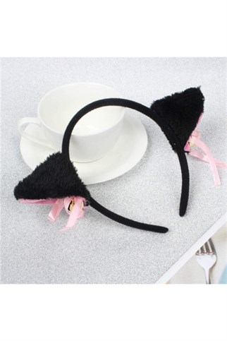 Cadılar Bayramı Cosplay Anime Kedi Kulaklı Peluş Taç