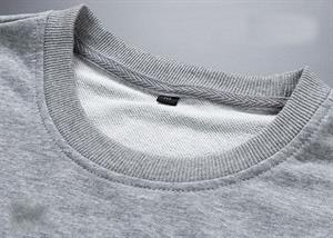 Chill Blue Baskılı Gri Unisex Oversize Bisiklet Yaka Sweatshirt