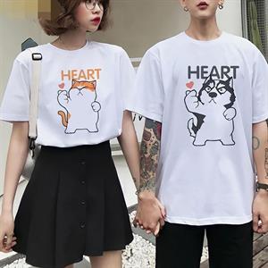Çift Kombini Heart T-Shirt