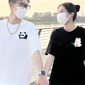 Çift Kombini Panda Couple T-Shirt