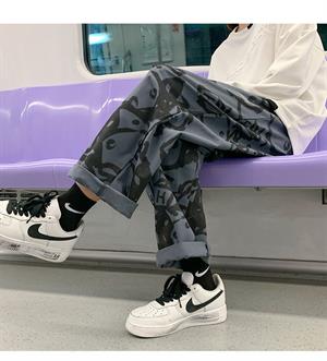 Cow Pattern Collage Wide Leg Unisex Tracksuit