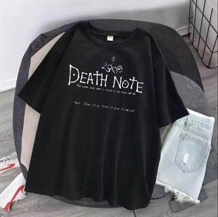 Touz Death Note The Human Whore Name Is... Siyah Unisex T-shirt