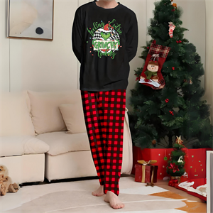 Feeling Grinch Extra Today Baskılı Siyah Unisex Oversize Alt Üst 2 Li Takım