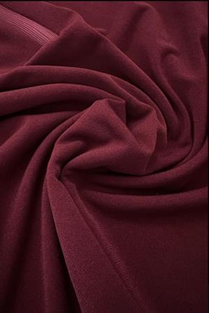 Fermuarlı Uzunkol Sandy Bluz Bordo