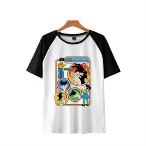 Fun With Shadows Baskılı Reglan Kol Beyaz Unisex Oversize T-shirt