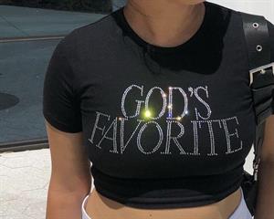 Gods Favorite Crop Bluz