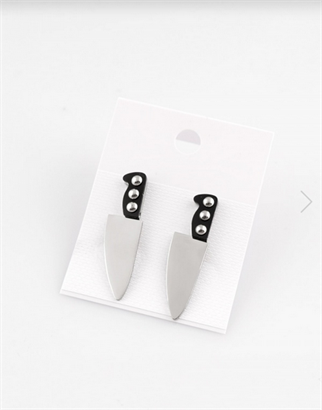 Gothic Punk 2 li Knife Küpe