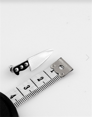 Gothic Punk 2 li Knife Küpe