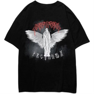 Gothic Punk T Shirt Harajuku Style Unisex Oversize T Shirt