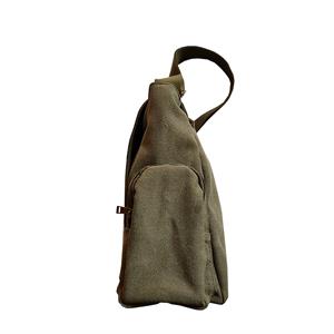 Gothic Purple Butterfly Baskılı Unisex Yeşil Postacı Çantası